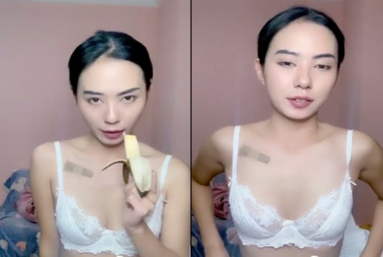 微博小嫩妹~小蛮腰配上粉嫩美乳~拿起假屌自己探索后花园的神秘禁地！！