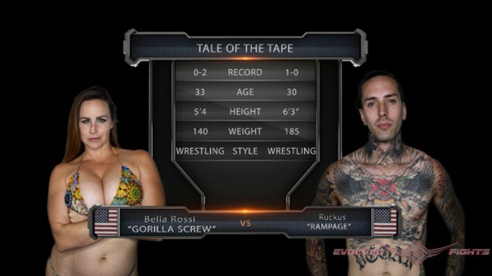 在与RUCKUS的摔跤比赛中，BELLA ROSSI比以往任何时候都要努力