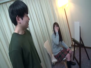 417SRYA-044 『ヌードデッサンでチ●ポ描いてください!!』発育良すぎのブルルンHカップ爆乳J系!