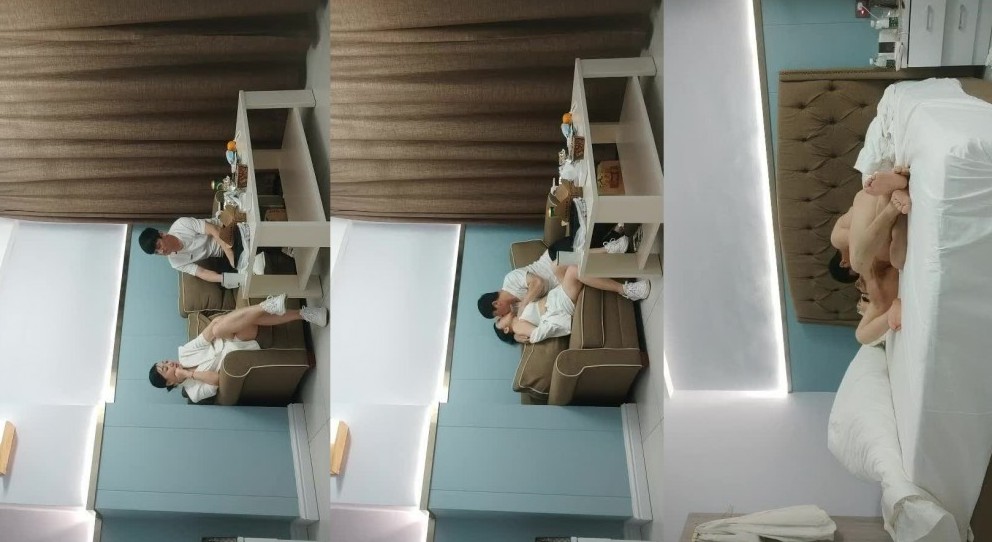 网撩良家人妻沦陷！白西装御姐主动舌吻，任揉奶狂吮，扶蜜桃臀后入猛攻