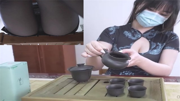 OnlyFans极品白虎网红茶艺老师NANA私密授课，性感诱惑让人窒息