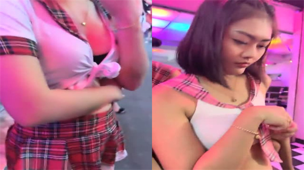 重磅泰国夜店蜜桃臀辣妹桃桃5:翘臀狂野诱惑,欲望喷射之夜!