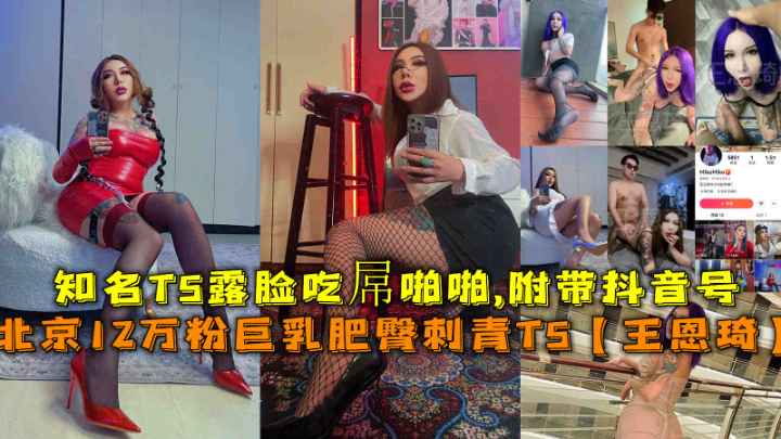 巨乳肥臀刺青TS极品尤物 12万粉网红淫荡自拍完整泄密版